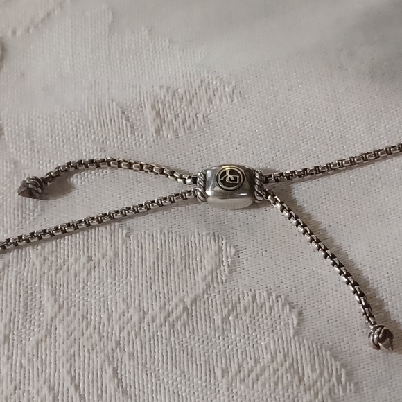 David Yurman Stax Medium Diamond Pendant Necklace, Sterling Silver - Picture 10 of 11